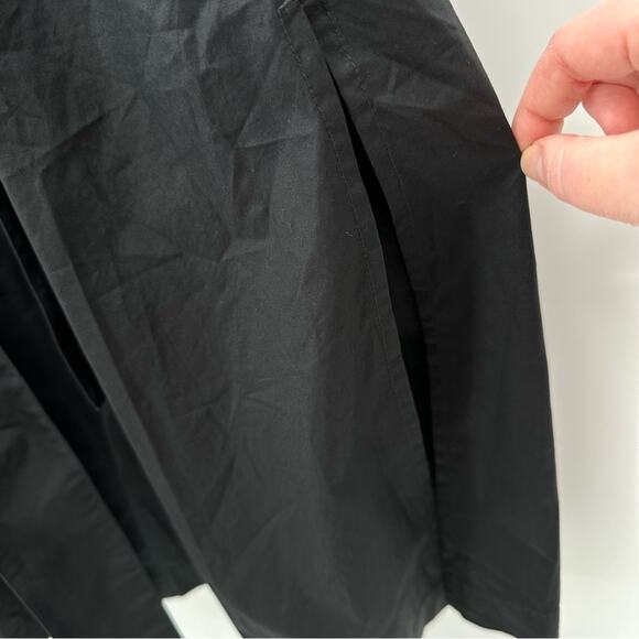 Everlane The Supima Cotton Short-Sleeve Shirt Dress in black Size 14 NWOT - Picture 9 of 11